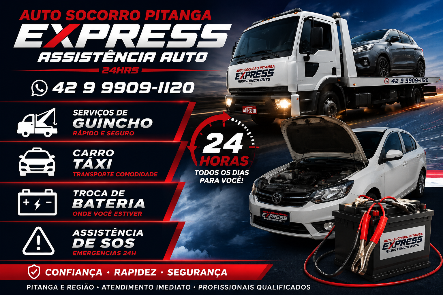 Banner oficial de serviços Auto Socorro